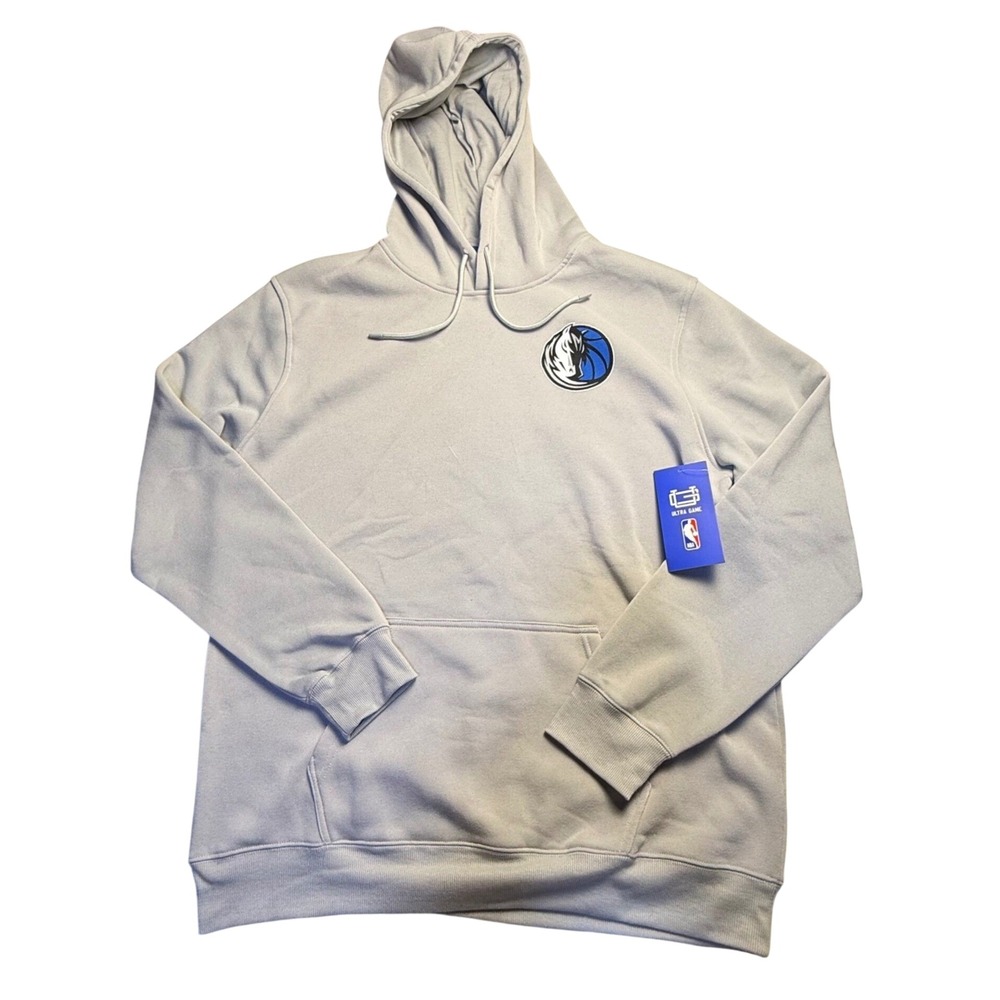 NBA Ultra Game Dallas Mavericks Hoodie Gray Fleece Pullover XL VHMI950F-2374